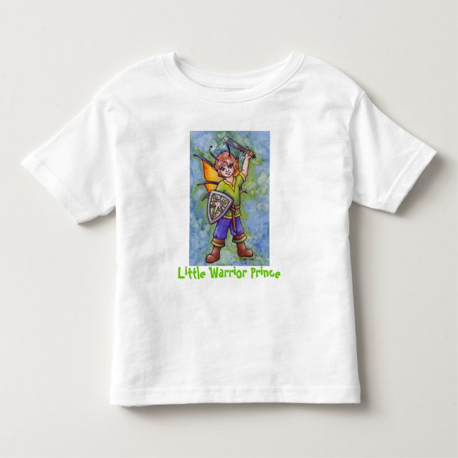 Little Warrior Prince Kleinkind T-shirt (Vorderseite)