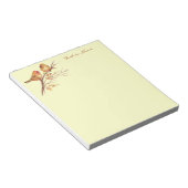 Little Watercolor Sparrow Birds Notizblock (angewinkelt)
