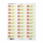 Little Wedding Cake Personalisiert Address Labels (Vorne)