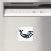 Little Whale Magnet (In Situ (Geschirrspüler))