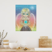 Little Whirlwind Angel Poster Print (Küche)