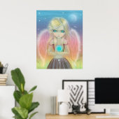 Little Whirlwind Angel Poster Print (Heimbüro)