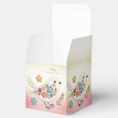 Little White Bird Floral Fevor Box Geschenkschachtel (Geöffnet)