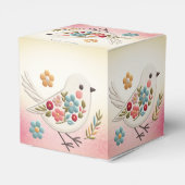 Little White Bird Floral Fevor Box Geschenkschachtel (Rückseite)