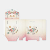 Little White Bird Floral Fevor Box Geschenkschachtel (Ungefaltet)