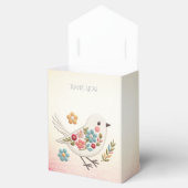Little White Bird Floral Fevor Box Geschenkschachtel (Geöffnet)