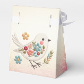 Little White Bird Floral Fevor Box Geschenkschachtel (Rückseite)