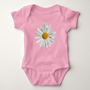 Little White Daisy Blume Blossom - Trendy Fashion Baby Strampler