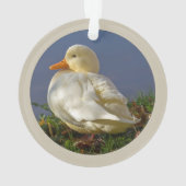 Little White Duck Ornament (Rückseite)