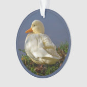 Little White Duck Ornament (Vorderseite)
