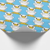 Little White Duck Stehend Thunder_Cove Geschenkpapier (Ecke)