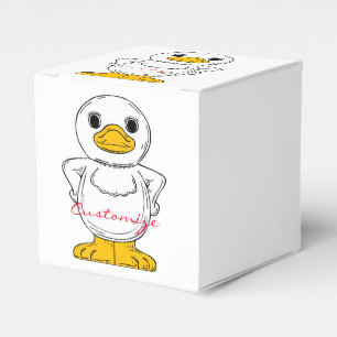Little White Duck Stehend Thunder_Cove Geschenkschachtel