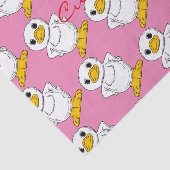 Little White Duck Stehend Thunder_Cove Seidenpapier (Ausschnitt)