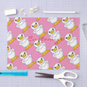 Little White Duck Stehend Thunder_Cove Seidenpapier (Handwerk)