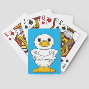 Little White Duck Stehend Thunder_Cove Spielkarten