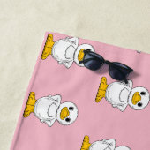 Little White Duck Stehend Thunder_Cove Strandtuch (Beispiel)