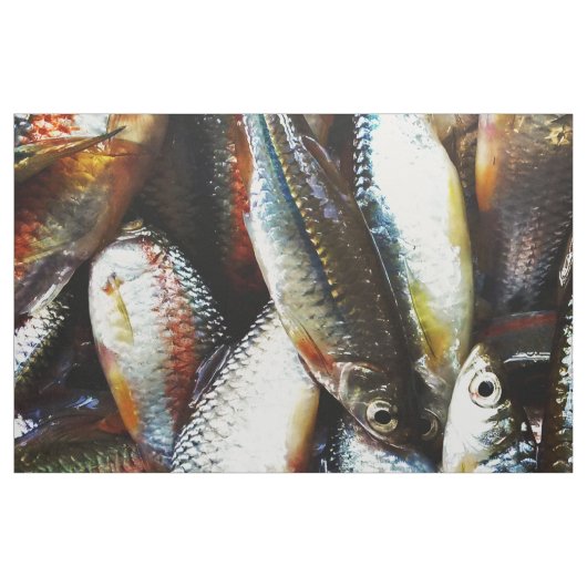 Little White Fish Stoff (Fat Quarter (45,7 x 55,9 cm))