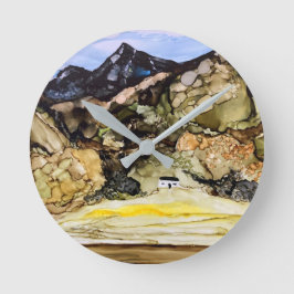 Little White House Glencoe Runde Wanduhr