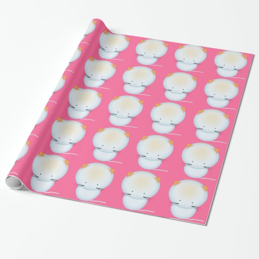 Little White Kittens Geschenkwrap Geschenkpapier (Ungerollt)