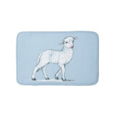 Little White Lamb Badematte (Vorderseite)
