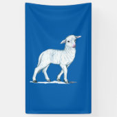 Little White Lamb Banner (Vertikal)