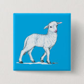Little White Lamb Button (Vorderseite)