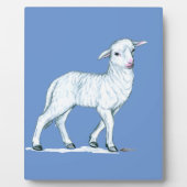 Little White Lamb Fotoplatte (Vorderseite)