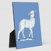 Little White Lamb Fotoplatte (Seite)