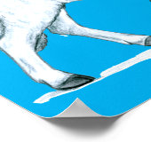 Little White Lamb Poster (Ecke)