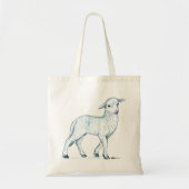 Little White Lamb Tragetasche (Vorne)