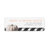 Little White Pumpkin und Buffalo Karo Fall Theme (Vorne)