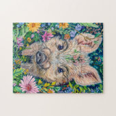 Little Wild Boar in Blume Meadow Puzzle (Horizontal)