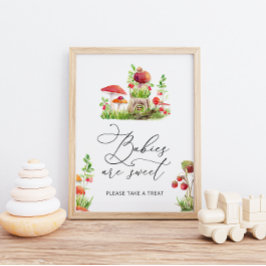 Little Wild Mushroom Babys sind Süßes Poster