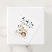 Little Wild One Niedlich Baby Shower Square Geschenkanhänger (Beispiel)