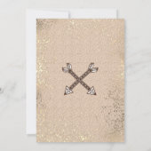 Little Wild One Rustic Western Virtual Baby Dusche Einladung (Rückseite)