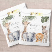 Little Wild One Safari Animals Baby Boy Dusche Geschenktütchen