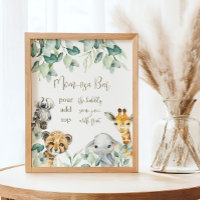 Little Wild One Safari Baby Shower Mama-osa Bar