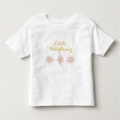 Little Wildblume 1st Birthday, Boho Daisy Kleinkind T-shirt (Vorderseite)