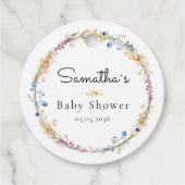 Little Wildblume Boho Dream - Babydusche Geschenkanhänger (Vorderseite)