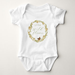 Little Wildblume Daisy Floral Baby Strampler