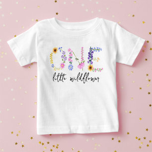 Little Wildblume First Birthday Baby Girl Baby T-shirt