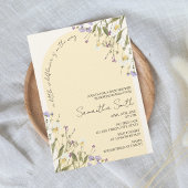 Little Wildblume Girl Baby Shower Arch Boho Einladung