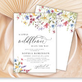 Little Wildblume Script Boho Baby Shower Einladung