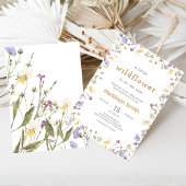 Little Wildflower Baby Shower Einladung