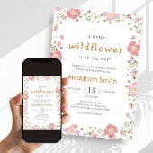 Little Wildflower Boho Baby Shower Einladung