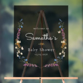 Little Wildflower Boho Dream - Baby Shower Acrylschild (Neutral)