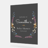 Little Wildflower Boho Dream - Baby Shower  Acrylschild (Winkel)