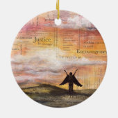 Little Wings Keramik Ornament (Hinten)