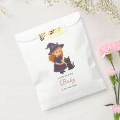 Little Witch & Cat | Halloween Girl Baby Shower Geschenktütchen (Versiegelt)