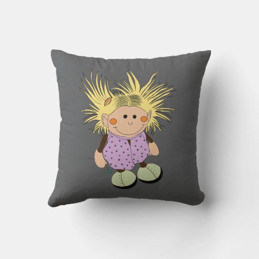 "Little Witch" Kissen (Rückseite)